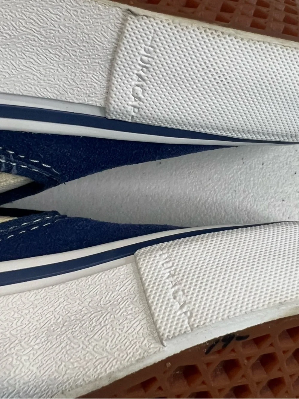Vans PRO Men’s Slip-On Suede Loafers in Navy Size 8